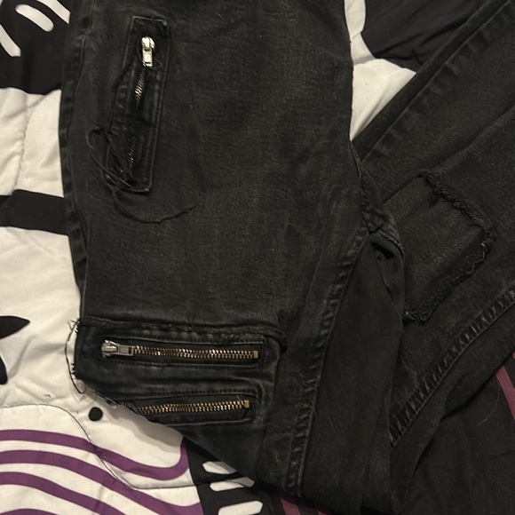 Hot Topic Punk Skinny Jeanss - Picture 2 of 6